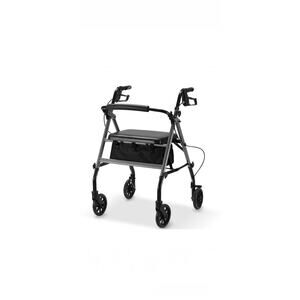 Naipo Rolling Walker for Seniors, Foldable Rollator Walker with Seat and 6” Whee